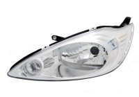 Headlight on the left with indicator H4 including actuator 1873961 Van Wezel