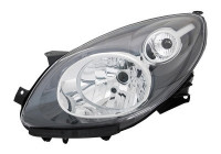 Headlight on the left with indicator H4 including actuator 4371961 Van Wezel