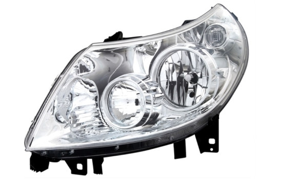 Headlight on the right including actuator 1651962 Van Wezel