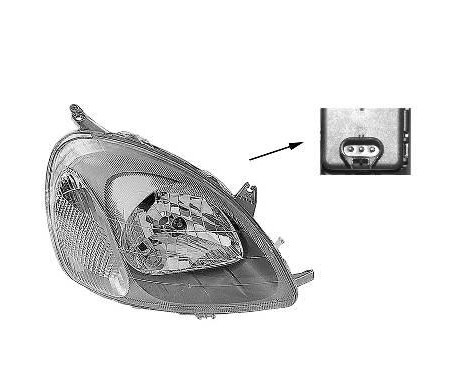 Headlight right 087979 Valeo