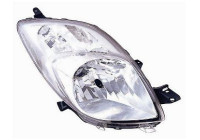 Headlight right H4 including actuator until 03/2009 5432962 Van Wezel