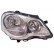 Headlight right H7+H1 5828962 Van Wezel