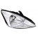 Headlight right until 8/'01 1858962 Van Wezel