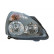 Headlight right with flashing light from year 1st month 2004 (Rand Gray) 4341964 Van Wezel