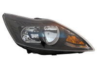 Headlight right with indicator BLACK/BLACK H1+H7 +Mot.Elinks 1866966 Van Wezel