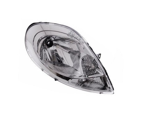 Headlight right with indicator H4 White Winker 4395964 Van Wezel