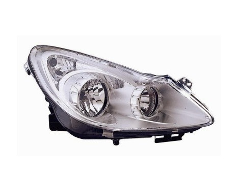 Headlight right with indicator H7+H1 3750962 Van Wezel