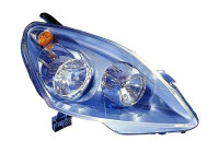 Headlight right with indicator until 2/'08 H7+H1 +Elinks Mot 3792962 Van Wezel