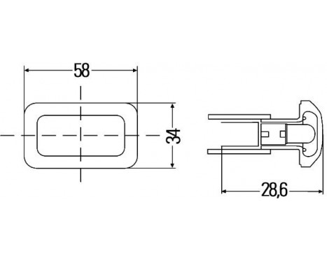 Auxiliary Indicator 2BM 003 647-021 Hella, Image 2