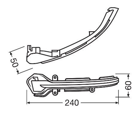 Osram indicator set LEDriving DMI for SEAT (black), Image 4