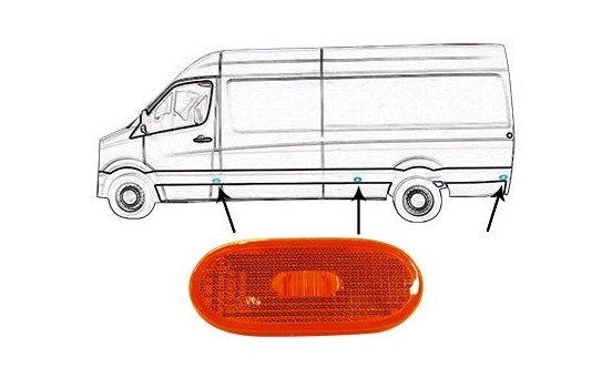 Side Marker Light 5862915 Van Wezel