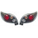 Set Taillights Peugeot 206 CC - Black DL PER06J AutoStyle