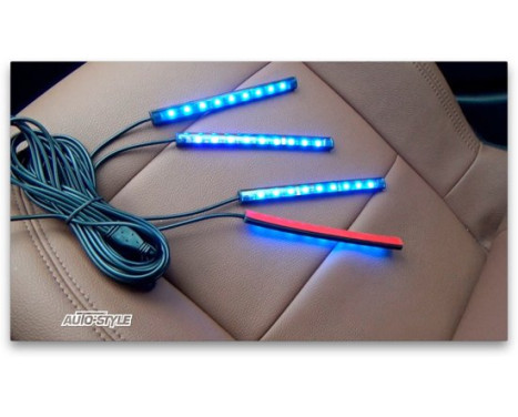 LED strip Interior Multi-Color Self-adhesive (4 pieces), Image 4