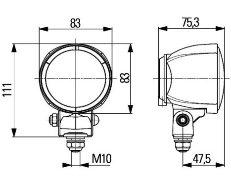 Werkl M70 bottom light mounting H3, Image 3