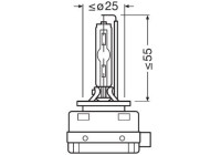 Light bulb, headlamp