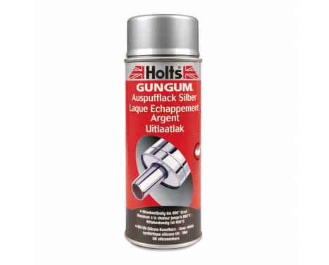Holts Gun Gum Uitlaatverf Zilver 800° 400ML