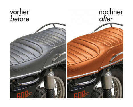 Foliatec Seat & Leather Color Spray - mat cognac, Afbeelding 2