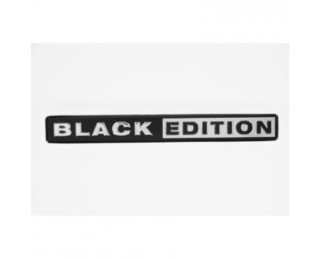 Aluminium Embleem/Logo - BLACK EDITION - 11,8x1,4cm Aluminium Embleem/Logo - BLACK EDITION - 11,8x1,4cm