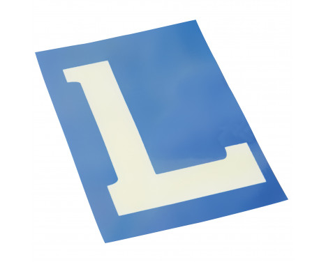 Electrostatisch label 'L' Electrostatisch label 'L'
