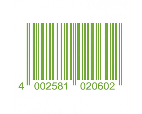 Foliatec Cardesign Sticker - Code - neon groen - 37x24cm Foliatec Cardesign Sticker - Code - neon groen - 37x24cm