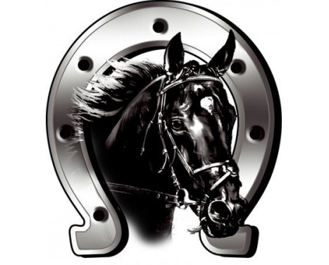 Sticker Horse + Horseshoe - 6x7cm Sticker Horse + Horseshoe - 6x7cm