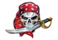 Sticker Pirate Skull - 11x9cm