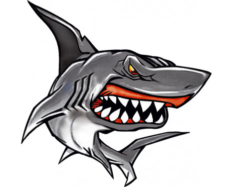 Sticker Shark II - 11x10,5cm Sticker Shark II - 11x10,5cm