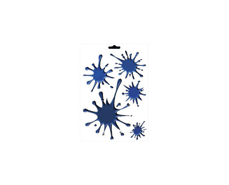 Stickervel (5-stuks) - zwart - 25x17,5cm Stickervel (5-stuks) - zwart - 25x17,5cm
