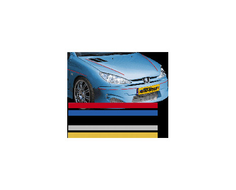 Universele zelfklevende striping AutoStripe Cool200 - Zilver - 3mm x 975cm Universele zelfklevende striping AutoStripe Cool200 - Zilver - 3mm x 975cm