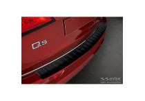 Matzwart RVS Bumper beschermer passend voor Audi Q5 2008-2012 & 2012- 'Ribs'