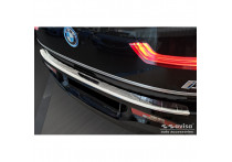 RVS Bumper beschermer passend voor BMW i3 (i01) Facelift 2017- 'Ribs'
