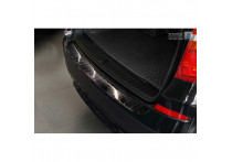 Zwart RVS Bumper beschermer passend voor BMW X3 F25 2010-2014 'RIbs'