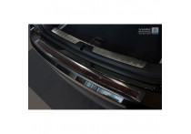 RVS Bumper beschermer passend voor 'Deluxe' BMW X6 F16 2014- Zwart/Rood-Zwart Carbon