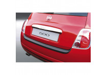 Bumper beschermer passend voor Fiat 500 2007- Zwart