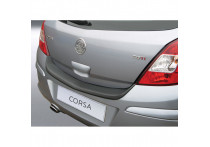 Bumper beschermer passend voor Opel Corsa D 5 deurs 2006- Zwart