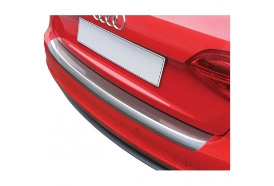 Bumper beschermer passend voor Seat Leon SE/FR 2013- 'Brushed Alu' Look