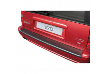 Bumper beschermer passend voor Volvo V70 1996-2000 (voor gespoten bumpers) Zwart