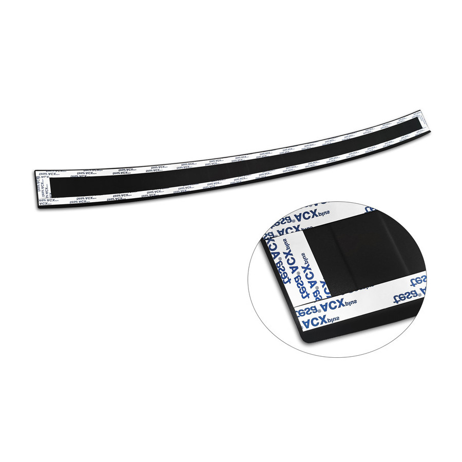 Stainless Steel Rear Bumper Protector Compatible with Skoda Superb Combi III 2015-2019 & 2019- incl. Scout 2019- 'Ribs