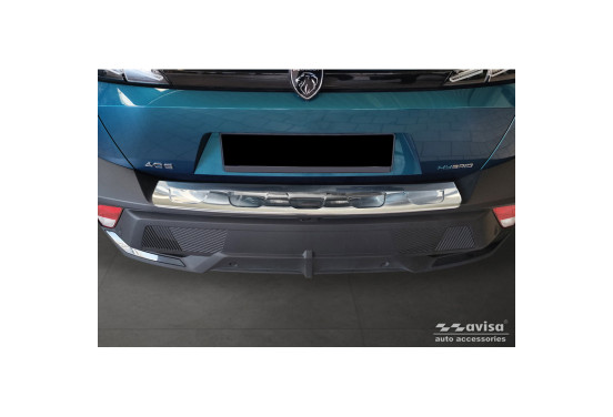 Matzwart RVS Achterbumperprotector voor Volkswagen T-Cross 2019-2024
