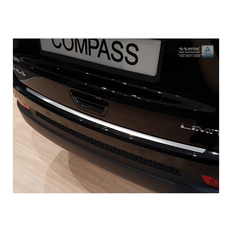 Achterbumper beschermlijst RVS Jeep Compass 2017- - AV 235178