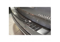 RVS Bumper beschermer passend voor Toyota Auris Touring Sports 2013-2015 'Ribs'