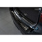 Zwart RVS Bumper beschermer passend voor Toyota Avensis III Facelift 2015- 'Ribs'
