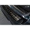 Zwart RVS Bumper beschermer passend voor Toyota Avensis III Facelift 2015- 'Ribs', voorbeeld 2