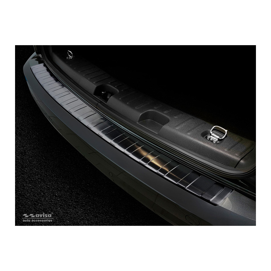 Zwart RVS Bumper beschermer passend voor Volkswagen Caddy 2004-2015 ...