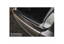 Zwart RVS Bumper beschermer passend voor Mitsubishi Outlander II / CitroÃ«n C-Crosser / Peugeo