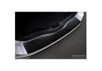 Matzwart RVS Bumper beschermer passend voor Ford Mondeo V Wagon 2014- 'Ribs'