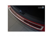 RVS Bumper beschermer passend voor 'Deluxe' Mazda CX-5 2014- Chroom/Rood-Zwart Carbon