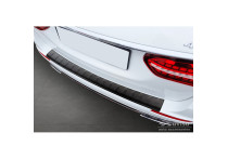 Matzwart RVS Bumper beschermer passend voor Mercedes E-Klasse W213 Kombi 2016- 'Ribs'