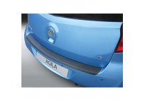 Bumper beschermer passend voor Opel Agila 2008-2015 Zwart