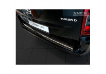 Zwart RVS Bumper beschermer passend voor CitroÃ«n Berlingo (Multispace) & Peugeot Partner 